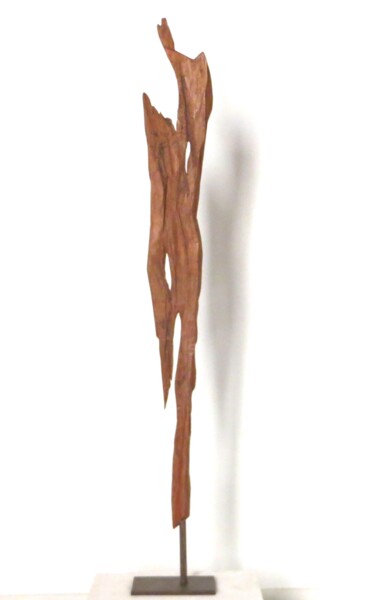 Skulptur mit dem Titel "ESSERE" von Morgese Giovanni, Original-Kunstwerk, Holz
