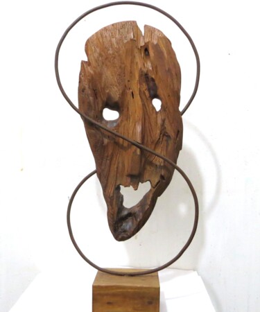 Sculpture intitulée "OTTAVO GIORNO" par Morgese Giovanni, Œuvre d'art originale, Bois