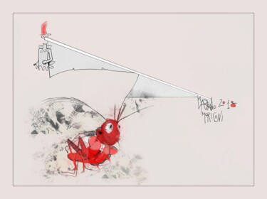 印花与版画 标题为“pinocchio 3” 由Mariano Moriconi, 原创艺术品
