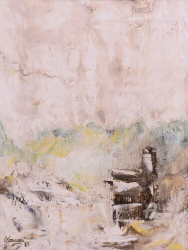 Pittura intitolato "paesaggio toscano" da Mariano Moriconi, Opera d'arte originale, Olio