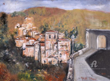 Painting titled "porta macchiaia int…" by Mariano Moriconi, Original Artwork