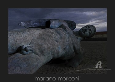 Fotografia intitolato "mitoraj 3" da Mariano Moriconi, Opera d'arte originale, Lavoro digitale 2D