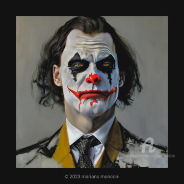 Arte digitale intitolato "Joker" da Mariano Moriconi, Opera d'arte originale, Immagine generata dall'IA