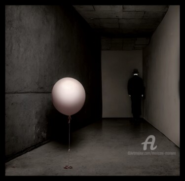 Arte digital titulada "Balloon" por Mariano Moriconi, Obra de arte original, Imagen generada por IA