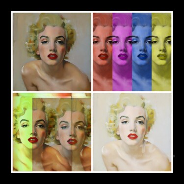 Digital Arts titled "My Marilyn" by Mariano Moriconi, Original Artwork, AI generated image