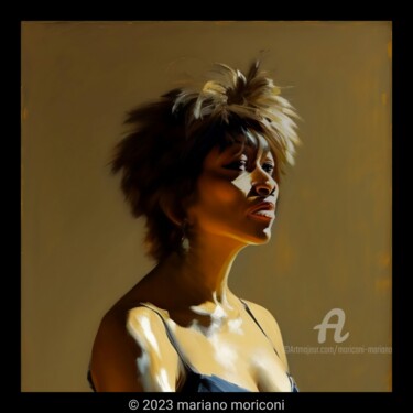 Digital Arts titled "Tina" by Mariano Moriconi, Original Artwork, AI generated image