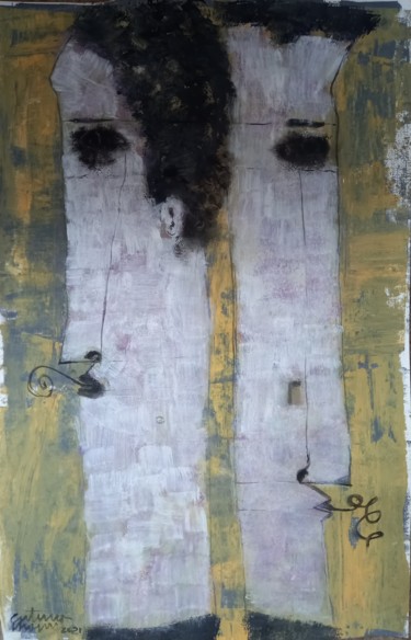 LOS IRLANDESES Pintura titulada "LOS IRLANDESES" por Arturo Morin, Obra de arte original, Oleo