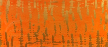 Schilderij getiteld "XXL - Brutal Orange…" door Moritz Sommer, Origineel Kunstwerk, Acryl