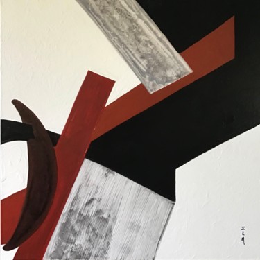 Peinture intitulée "2020-Sanstitre3" par Isabelle Le Cardinal, Œuvre d'art originale, Acrylique