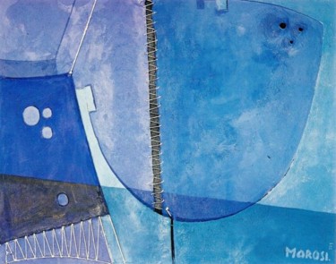 Malerei mit dem Titel "Energia Dinamica" von Luciano Morosi 1930 - 1994, Original-Kunstwerk, Öl