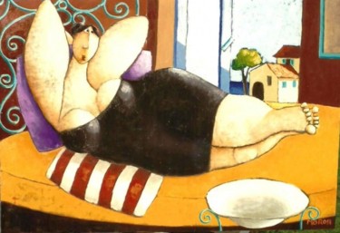 Картина под названием "Morosi Luciano (Oli…" - Luciano Morosi 1930 - 1994, Подлинное произведение искусства, Масло