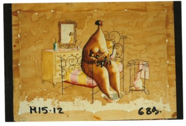 Peinture intitulée "Morosi Luciano - Ch…" par Luciano Morosi 1930 - 1994, Œuvre d'art originale, Autre