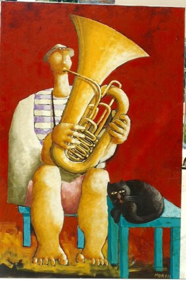Картина под названием "Morosi Luciano (Oli…" - Luciano Morosi 1930 - 1994, Подлинное произведение искусства, Другой