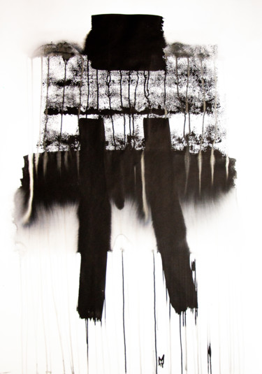 Commencement 7 Painting titled "Commencement 7" by Moro Sphinx, Original Art, Ink