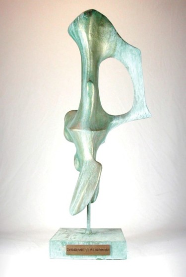 Sculpture intitulée "Hommage à Flanagan" par Philippe Bruneteau, Œuvre d'art originale, Résine