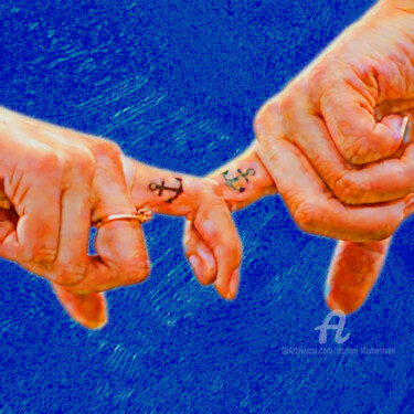 Digital Arts titled "" FINGERS - IN ALL…" by Morten Klementsen, Original Artwork, Digital Painting