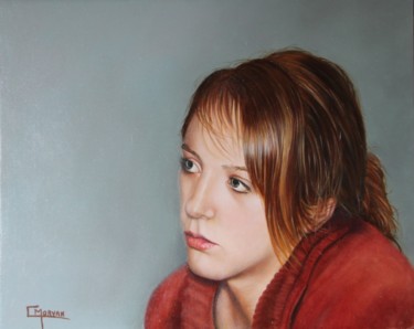 Peinture intitulée "camille" par Catherine Morvan, Œuvre d'art originale