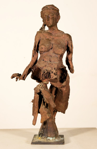 Sculpture titled "CHAOS I" by Michel Moskovtchenko, Original Artwork, Metals