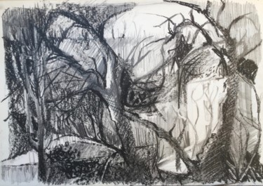 Drawing titled "ROUTE DE St DIDIER…" by Michel Moskovtchenko, Original Artwork