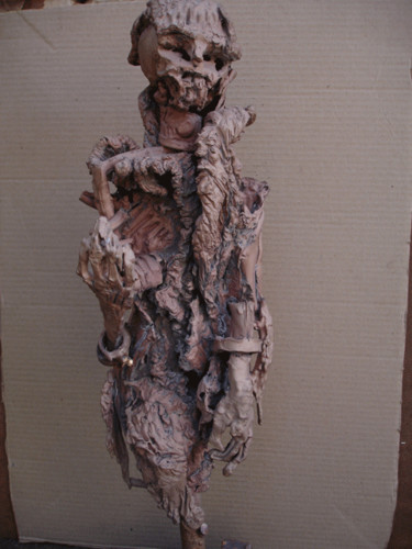 Sculpture titled "Mutation I" by Michel Moskovtchenko, Original Artwork, Metals