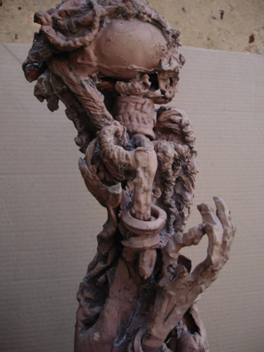 Sculpture intitulée "Mutation II - Aspec…" par Michel Moskovtchenko, Œuvre d'art originale, Métaux