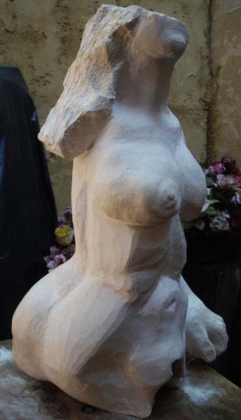 Sculpture intitulée "2003 LA SOURCE - (a…" par Michel Moskovtchenko, Œuvre d'art originale, Pierre