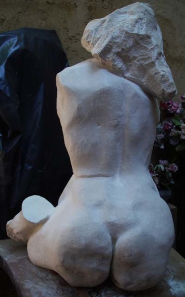 Sculpture titled "LA SOURCE - (autre…" by Michel Moskovtchenko, Original Artwork, Stone