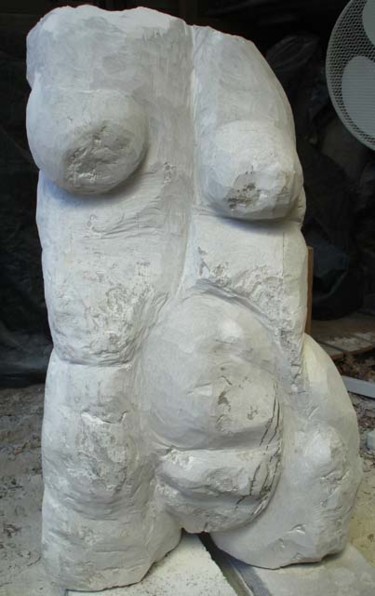 Sculpture titled "2007 TRONC" by Michel Moskovtchenko, Original Artwork, Stone