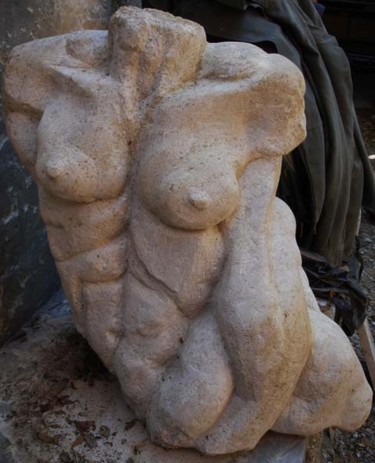 Скульптура под названием "RUBENS" - Michel Moskovtchenko, Подлинное произведение искусства, Камень