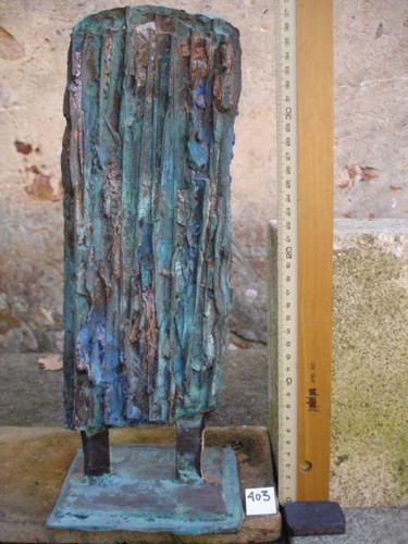 Sculpture intitulée "PORTE 403" par Michel Moskovtchenko, Œuvre d'art originale, Métaux