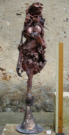 Sculpture intitulée "Archéo -mutants 415" par Michel Moskovtchenko, Œuvre d'art originale