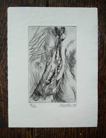 Dessin intitulée "Rocher de la Pute" par Michel Moskovtchenko, Œuvre d'art originale, Autre
