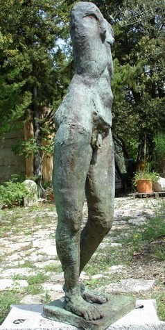 Sculpture titled "HOMMAGE  A DONATELL…" by Michel Moskovtchenko, Original Artwork, Metals