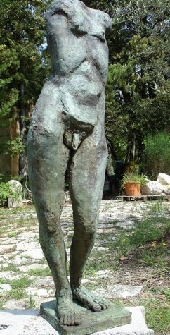 Sculpture intitulée "HOMMAGE  A DONATELL…" par Michel Moskovtchenko, Œuvre d'art originale, Métaux
