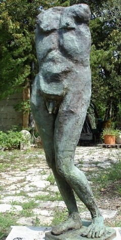 Sculpture titled "HOMMAGE  A DONATELL…" by Michel Moskovtchenko, Original Artwork, Mixed Media