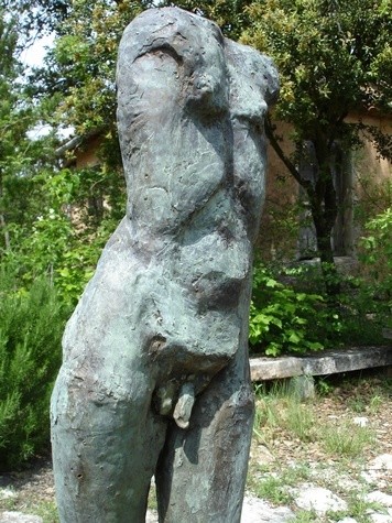 Sculpture titled "HOMMAGE  A DONATELL…" by Michel Moskovtchenko, Original Artwork, Metals