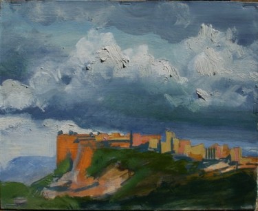 Painting titled "1980 ROUSSILLON" by Michel Moskovtchenko, Original Artwork, Oil