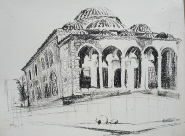 Drawing titled "ATHENES  MOSQUEE FE…" by Michel Moskovtchenko, Original Artwork, Other