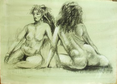 Drawing titled "NANCY: 2  POSES ORI…" by Michel Moskovtchenko, Original Artwork, Other