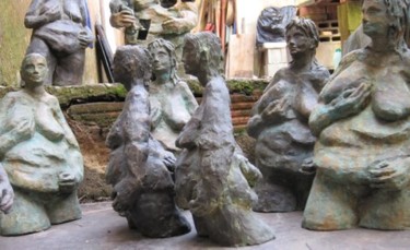 Sculpture intitulée "GROUPE DE SCULPTURE…" par Michel Moskovtchenko, Œuvre d'art originale, Autre