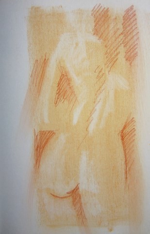 Drawing titled "1998 SANGUINE" by Michel Moskovtchenko, Original Artwork, Other
