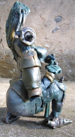 Sculpture intitulée "JEANNE  LA PUCELLE" par Michel Moskovtchenko, Œuvre d'art originale, Autre