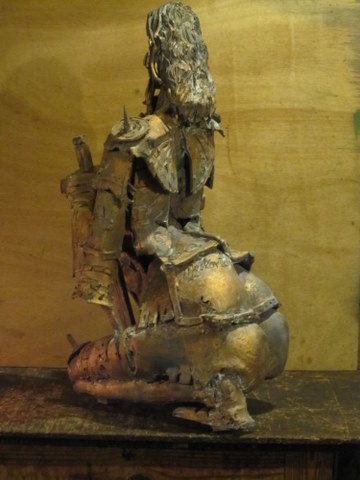 Sculpture intitulée "JEANNE  LA PUCELLE…" par Michel Moskovtchenko, Œuvre d'art originale, Métaux