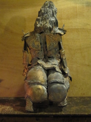 Sculpture intitulée "JEANNE  LA PUCELLE…" par Michel Moskovtchenko, Œuvre d'art originale, Métaux
