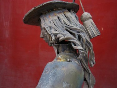 Skulptur mit dem Titel "DAVID  : L'ENFANT S…" von Michel Moskovtchenko, Original-Kunstwerk, Metalle