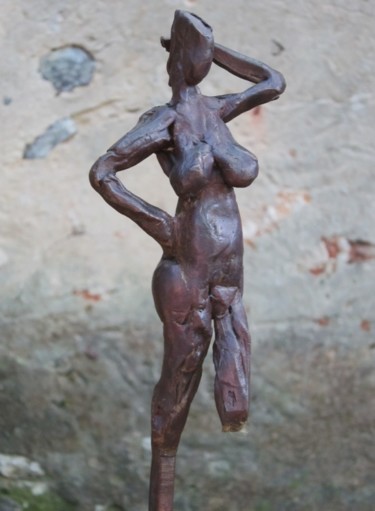Sculpture intitulée "SILHOUETTE FEMININE" par Michel Moskovtchenko, Œuvre d'art originale, Métaux