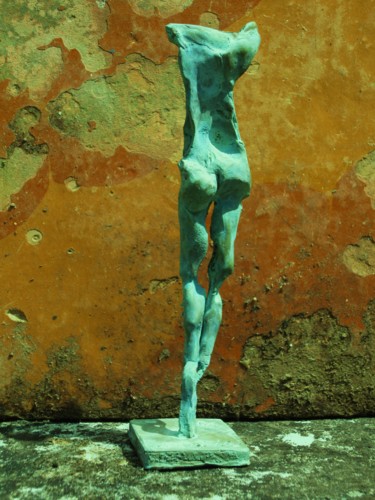 Sculpture intitulée "HOMMAGE A DONATELLO…" par Michel Moskovtchenko, Œuvre d'art originale, Métaux