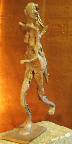 Sculpture intitulée "LE MARATHON" par Michel Moskovtchenko, Œuvre d'art originale, Métaux