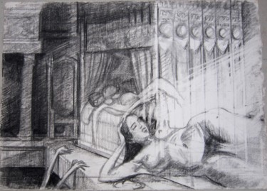 MÉDIÉVALE 56x40 cm ©1981 par Michel Moskovtchenko