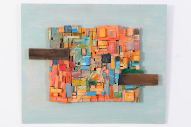 Κολάζ με τίτλο "Urban Combinations" από Moti Bazak, Αυθεντικά έργα τέχνης, Άλλος